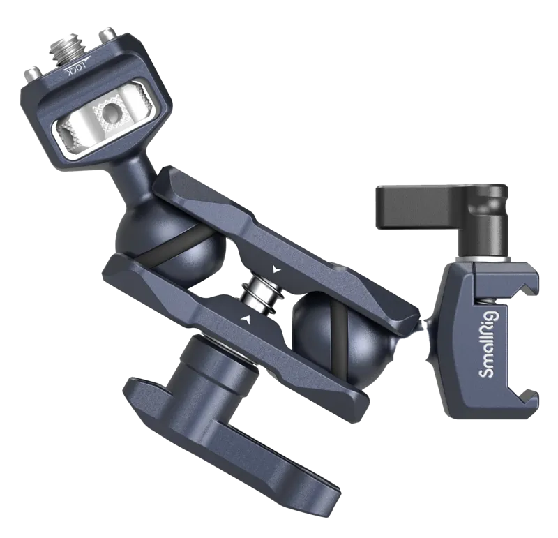 SmallRig 3875 Magic Arm with Dual Ball heads (1/4"-20 Screw and NATO Clamp)