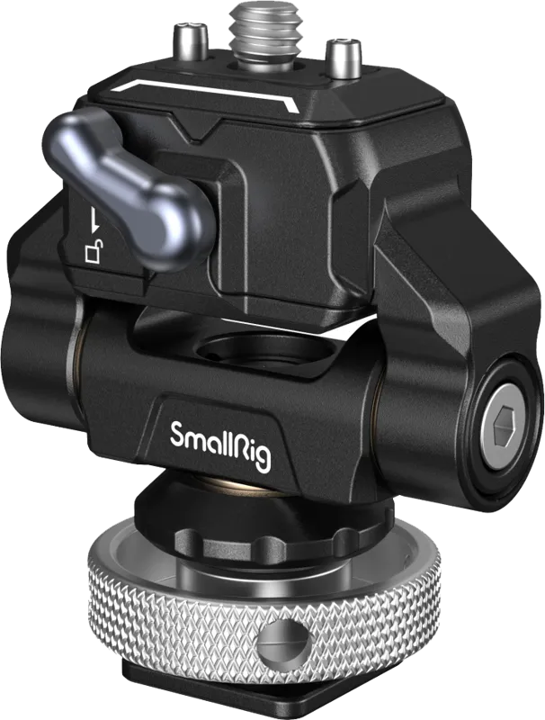 SmallRig 3514 Drop-in HawkLock Mini Quick Release Monitor Mount with Cold Shoe