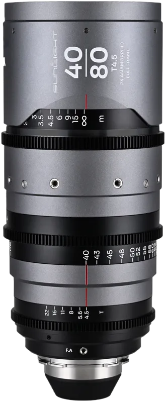 Laowa Sunlight 40-80mm T4.5 2x FF Anamorphic Zoom (Clear) Arri PL