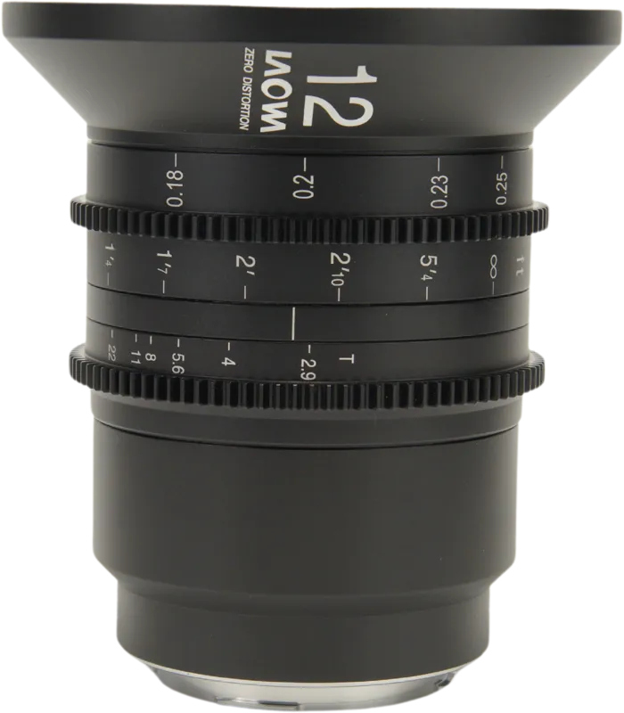 Laowa 12mm T2.9 Zero-D Cine Lens - (Dual Scale) L Mount
