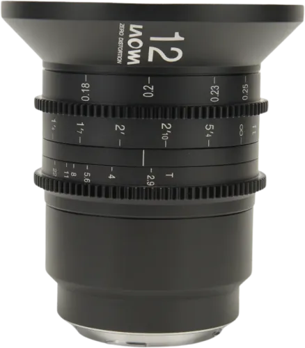 Laowa 12mm T2.9 Zero-D Cine Lens - (Dual Scale) L Mount