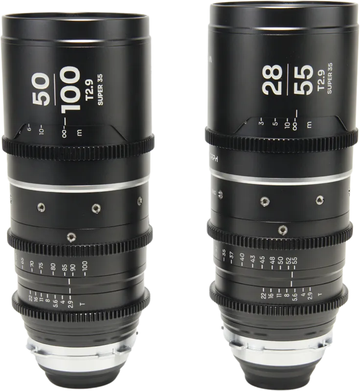 Laowa Nanomorph S35 Zoom 2-Lens Bundle  (28-55mm, 50-100mm) (Silver) - Arri PL