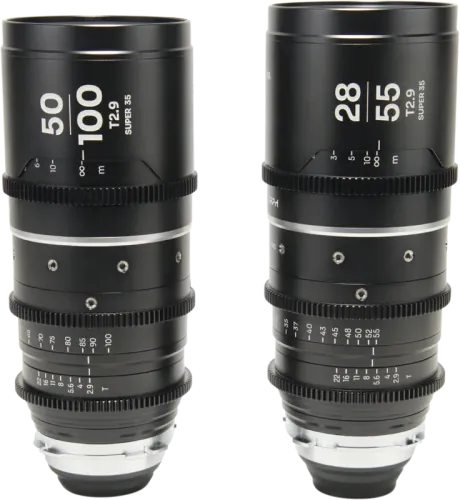 Laowa Nanomorph S35 Zoom 2-Lens Bundle  (28-55mm, 50-100mm) (Silver) - Arri PL