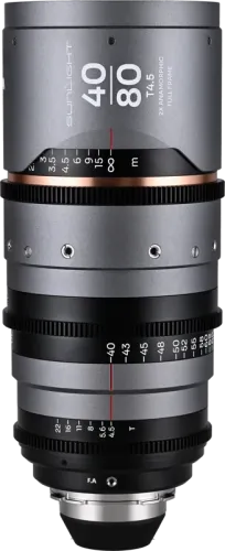Laowa Sunlight 40-80mm T4.5 2x FF Anamorphic Zoom (Amber) Arri PL