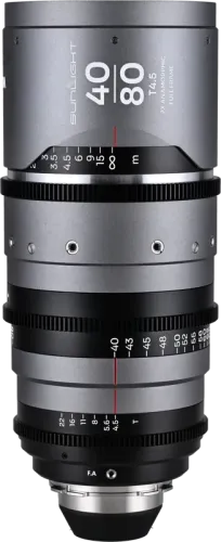Laowa Sunlight 40-80mm T4.5 2x FF Anamorphic Zoom (Silver) Arri PL