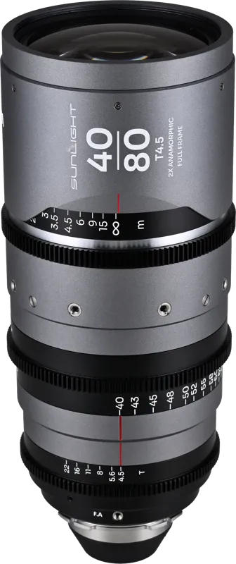 Laowa Sunlight 40-80mm T4.5 2x FF Anamorphic Zoom (Silver) Arri PL