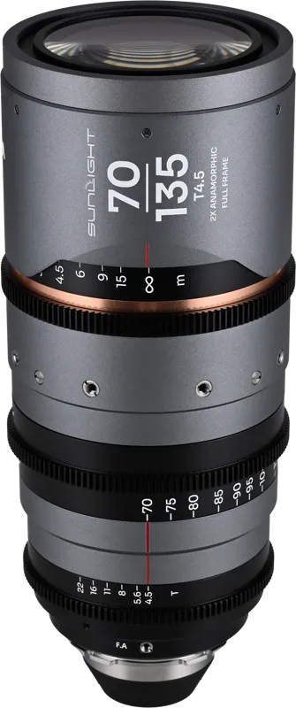 Laowa Sunlight 70-135mm T4.5 2x FF Anamorphic Zoom (Amber) Arri PL