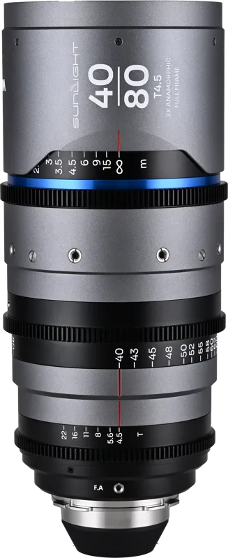 Laowa Sunlight 40-80mm T4.5 2x FF Anamorphic Zoom (Blue) Arri PL