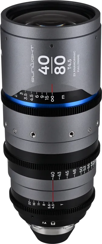 Laowa Sunlight 40-80mm T4.5 2x FF Anamorphic Zoom (Blue) Arri PL