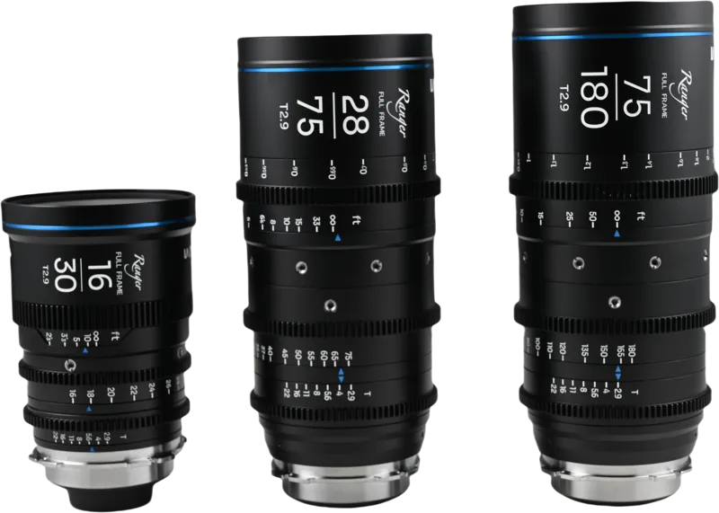Laowa Ranger FF (16-30mm,28-75mm, 75-180mm) Cine Lens 3-Lens Bundle - Arri PL/Canon EF