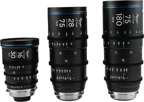 Laowa Ranger FF (16-30mm,28-75mm, 75-180mm) Cine Lens 3-Lens Bundle - Arri PL/Canon EF