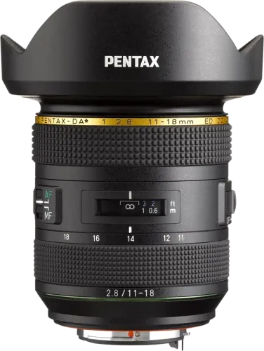 Pentax HD DA 11-18mm f/2.8 ED DC AW