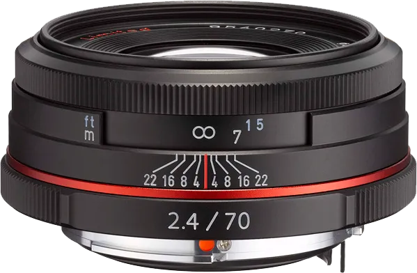 Pentax HD DA 70mm f/2.4 Limited Black