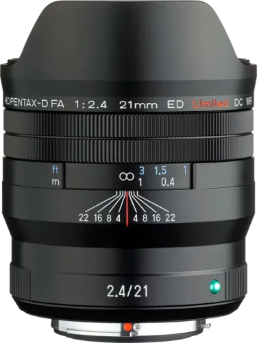 Pentax HD D FA 21mm F/2.4 ED Limited DC WR Black