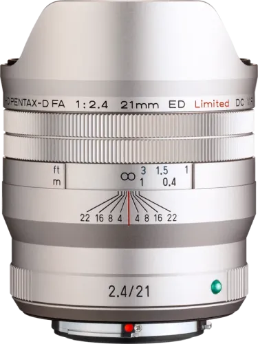 Pentax HD D FA 21mm F/2.4 ED Limited DC WR Silver