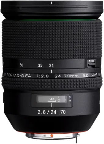 Pentax HD D FA 24-70mm f/2.8 ED SDM WR with Case