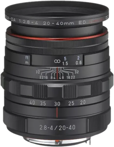 Pentax HD DA 20-40mm f/2.8-4.0 DC WR Pentax Black