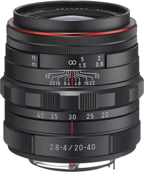 Pentax HD DA 20-40mm f/2.8-4.0 DC WR Pentax Black