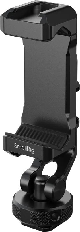 SmallRig 6661 PC-T1 Metal Phone Clamp with Triple Cold Shoe Mounts