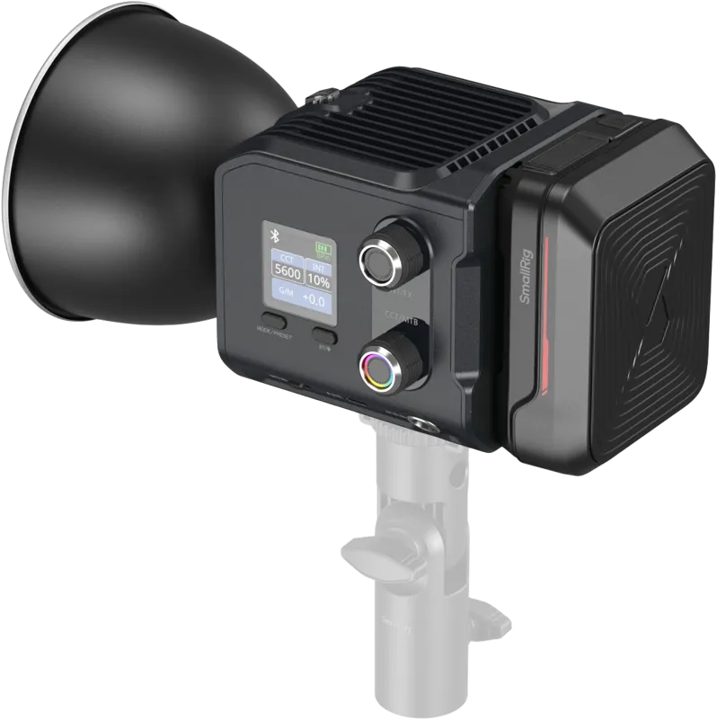 SmallRig 5383 RC 100C COB LED Video Light Kit Ink Blue / With Battery Grip Handle