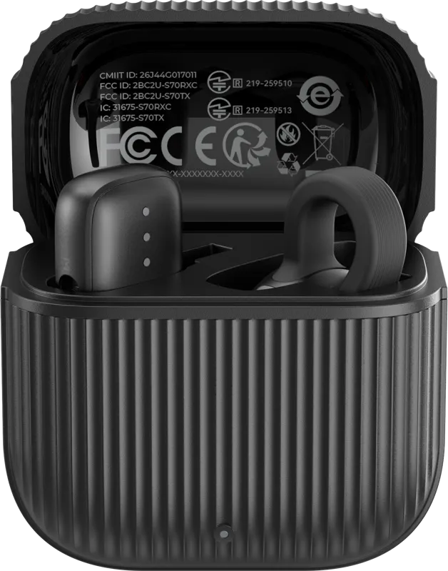 SmallRig 5718 S70-C1 Wireless Microphone with USB-C Adapter for Phones Black