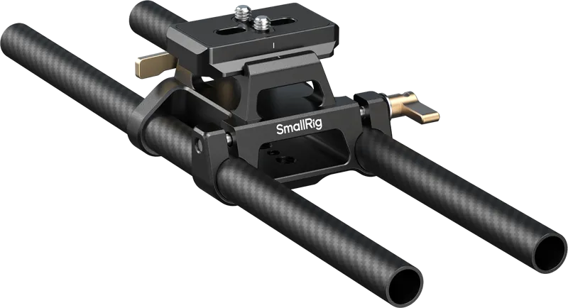 SmallRig 6761 Arca-Type Mount Plate with 15mm Dual Rod Clamp