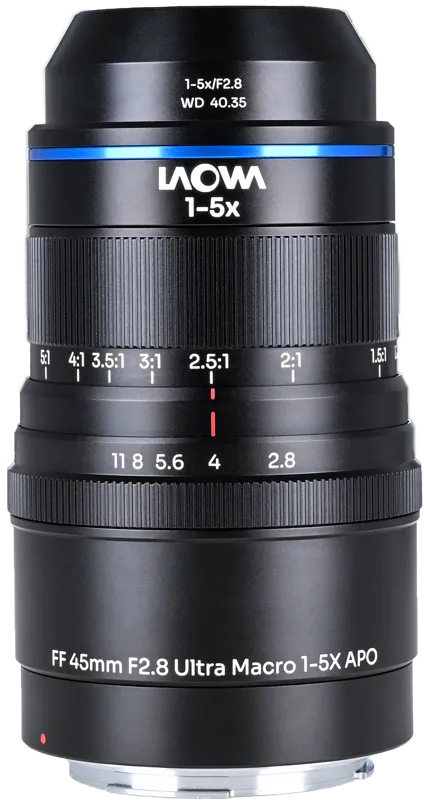 Laowa Aksen 45mm f/2.8 1-5X Ultra Macro APO Canon EF