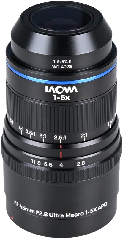 Laowa Aksen 45mm f/2.8 1-5X Ultra Macro APO Canon EF