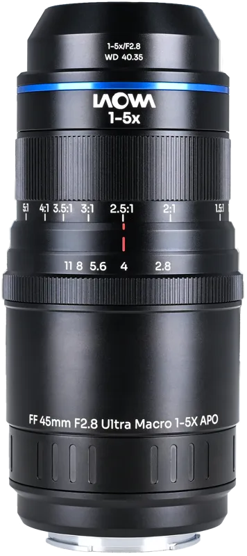 Laowa Aksen 45mm f/2.8 1-5X Ultra Macro APO Sony FE