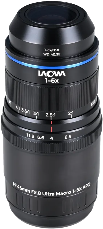 Laowa Aksen 45mm f/2.8 1-5X Ultra Macro APO Sony FE
