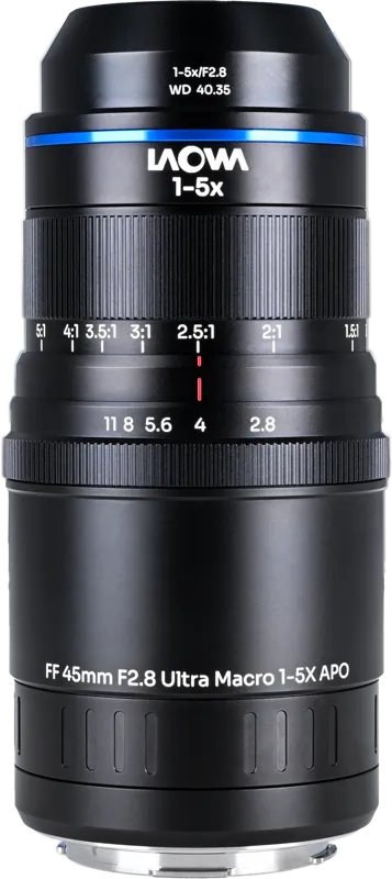 Laowa Aksen 45mm f/2.8 1-5X Ultra Macro APO L-Mount
