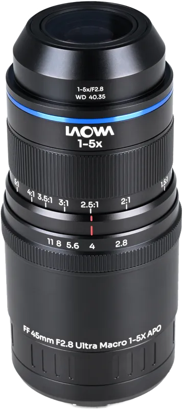 Laowa Aksen 45mm f/2.8 1-5X Ultra Macro APO L-Mount