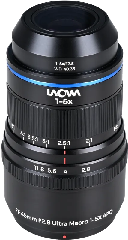 Laowa Aksen 45mm f/2.8 1-5X Ultra Macro APO Nikon F
