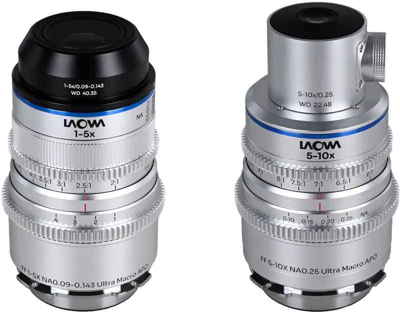 Laowa Aksen 2-lens Cine Bundle  [45mm f/2.8, 17.5mm f/1.7 (Coaxial Illumination Version)] Arri PL