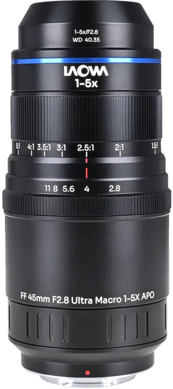 Laowa Aksen 45mm f/2.8 1-5X Ultra Macro APO Fuji X