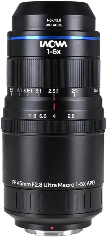 Laowa Aksen 45mm f/2.8 1-5X Ultra Macro APO MFT