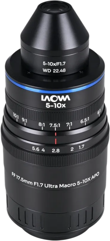 Laowa Aksen 17.5mm f/1.7 5-10X Ultra Macro APO MFT