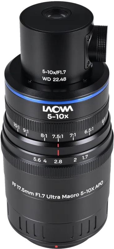 Laowa Aksen 17.5mm f/1.7 5-10X Ultra Macro APO (Coaxial Illumination Version) MFT