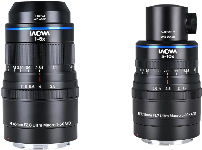 Laowa Aksen 2-lens Bundle  [45mm f/2.8, 17.5mm f/1.7 (Coaxial Illumination Version)] Canon EF
