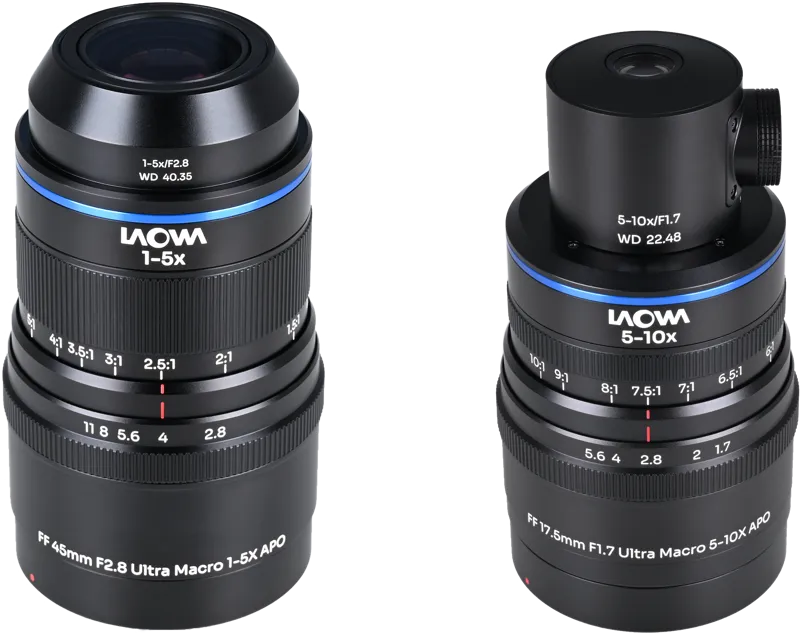 Laowa Aksen 2-lens Bundle  [45mm f/2.8, 17.5mm f/1.7 (Coaxial Illumination Version)] Canon EF
