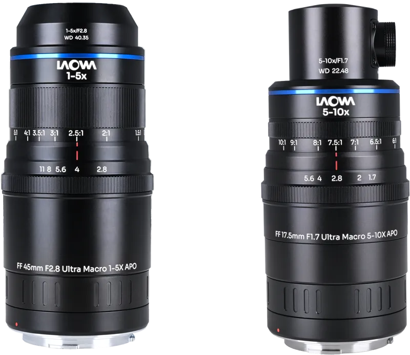 Laowa Aksen 2-lens Bundle  [45mm f/2.8, 17.5mm f/1.7 (Coaxial Illumination Version)] Canon RF