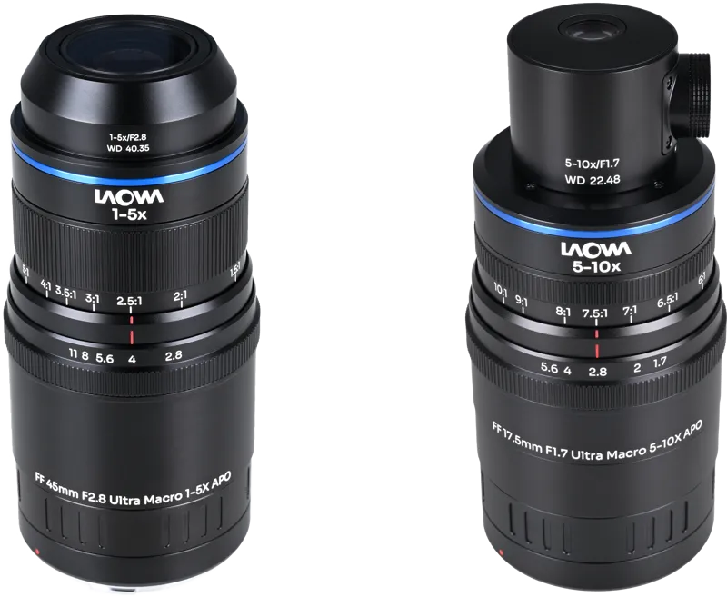 Laowa Aksen 2-lens Bundle  [45mm f/2.8, 17.5mm f/1.7 (Coaxial Illumination Version)] Canon RF