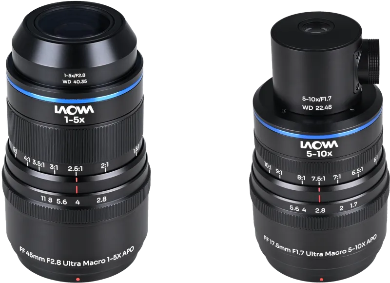 Laowa Aksen 2-lens Bundle  [45mm f/2.8, 17.5mm f/1.7 (Coaxial Illumination Version)] Nikon F