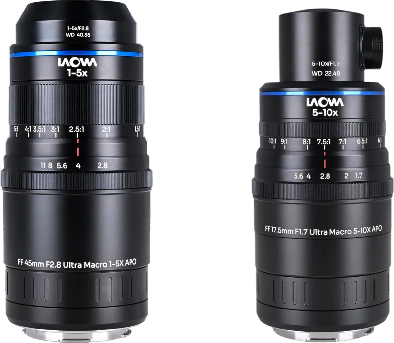 Laowa Aksen 2-lens Bundle  [45mm f/2.8, 17.5mm f/1.7 (Coaxial Illumination Version)] L-Mount