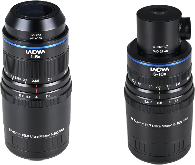 Laowa Aksen 2-lens Bundle  [45mm f/2.8, 17.5mm f/1.7 (Coaxial Illumination Version)] L-Mount