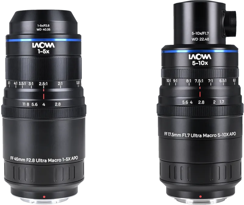 Laowa Aksen 2-lens Bundle  [45mm f/2.8, 17.5mm f/1.7 (Coaxial Illumination Version)] Fuji X