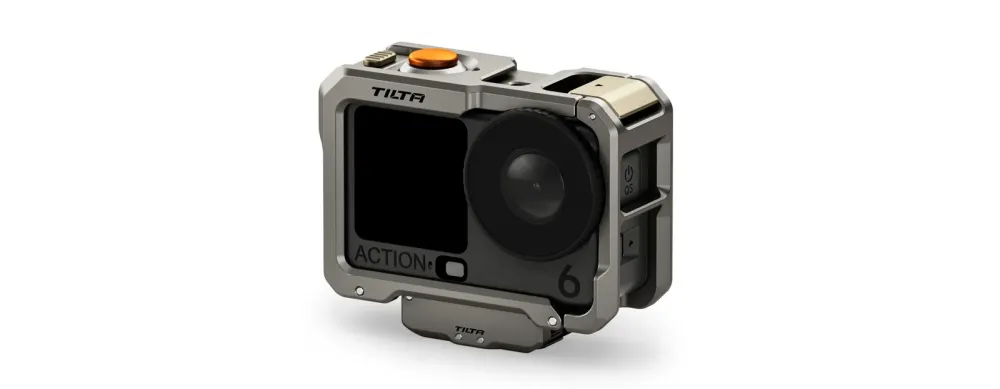 Tilta Camera Cage for DJI Osmo Action 6 Base Kit - Titanium Gray