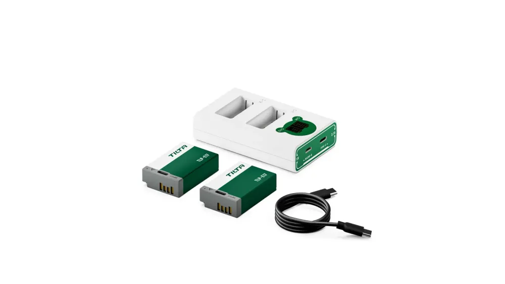 Tilta NP-W126S Charging Station Battery Kit (2 Batteries) - Forest Green