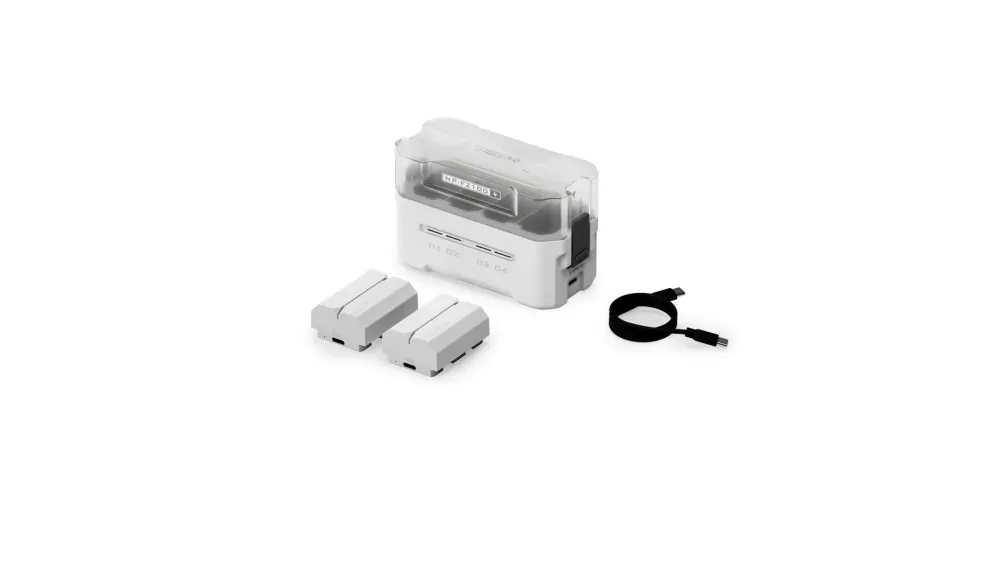 Tilta NP-FZ100 Charging Station Battery Kit (2 Batteries,2520mAh) - Off White
