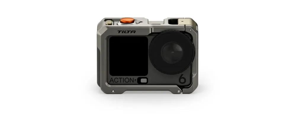 Tilta Full Camera Cage for DJI Osmo Action 6 - Titanium Gray